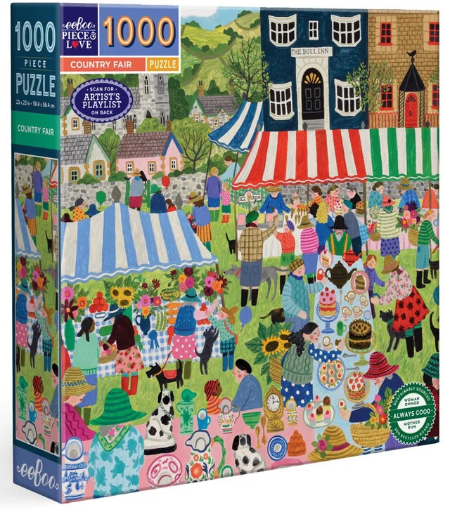 eeBoo Puzzle Country Fair 1000pc