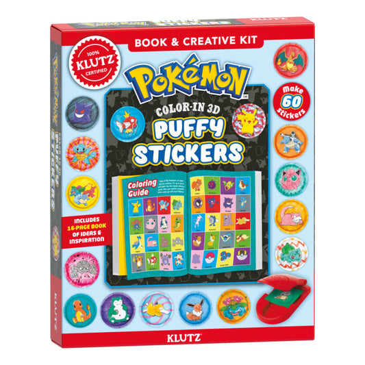 Pokemon: Color-In 3D Stickers (8216962040007)