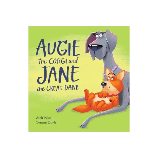 Augie The Corgi and Jane the Great Dane HB