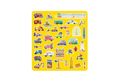 Mieredu Busy City Jelly Stickers