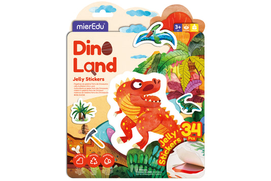 Mieredu Dino Land Jelly Stickers
