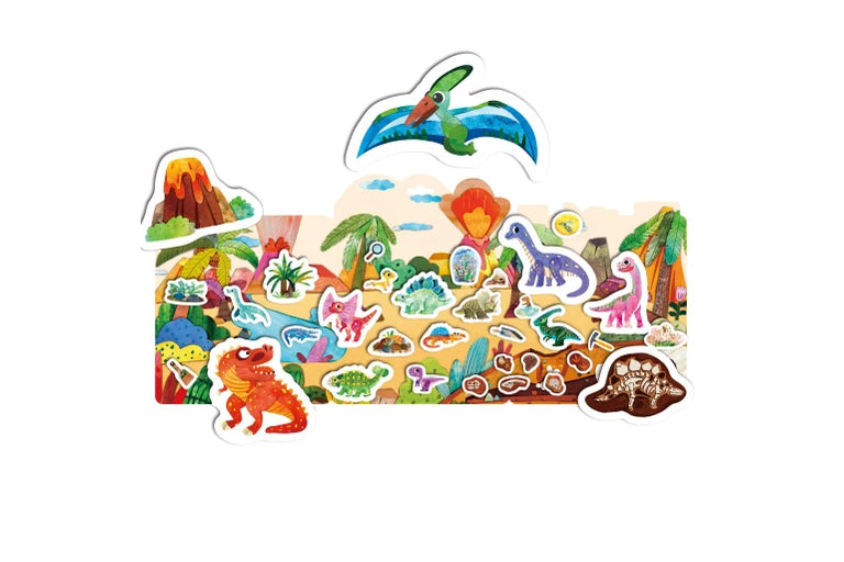 Mieredu Dino Land Jelly Stickers