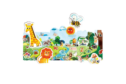 Mieredu Wild Animals Jelly Stickers