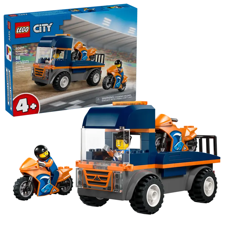 Lego City Motorcycle Transporter 60491
