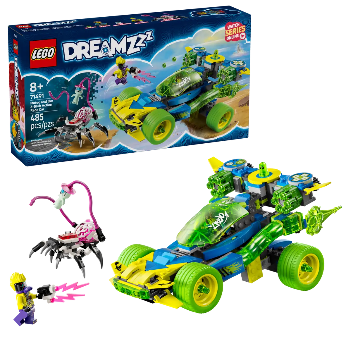 Lego Dreamzzz Mateo and Z-Blob Race Car 71491 (8297757606087)