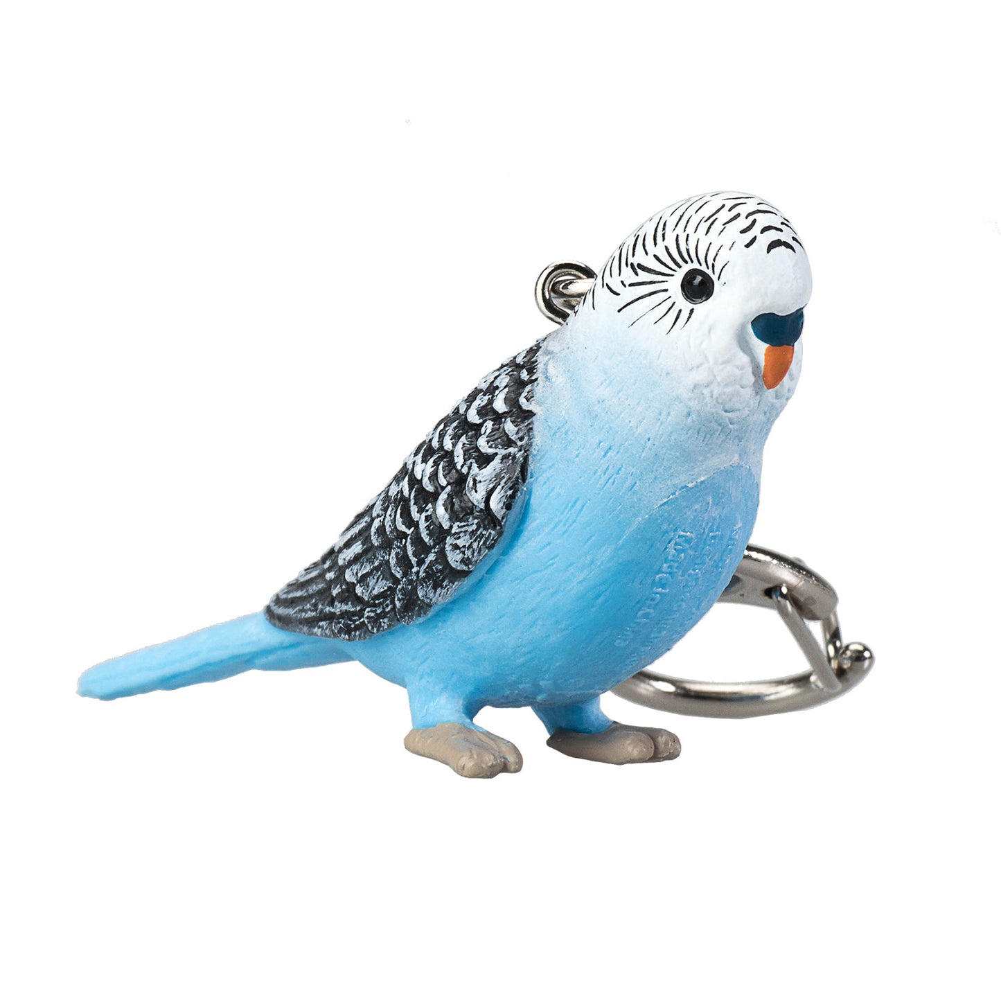 Mojo Blue Budgie Keychain (8478960713927)