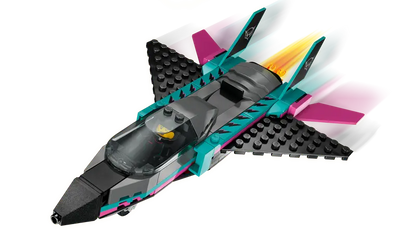 Lego City Jet vs Car 60489