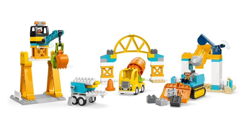 Lego Duplo 3 in 1 Construction Site and Vehicles 10476