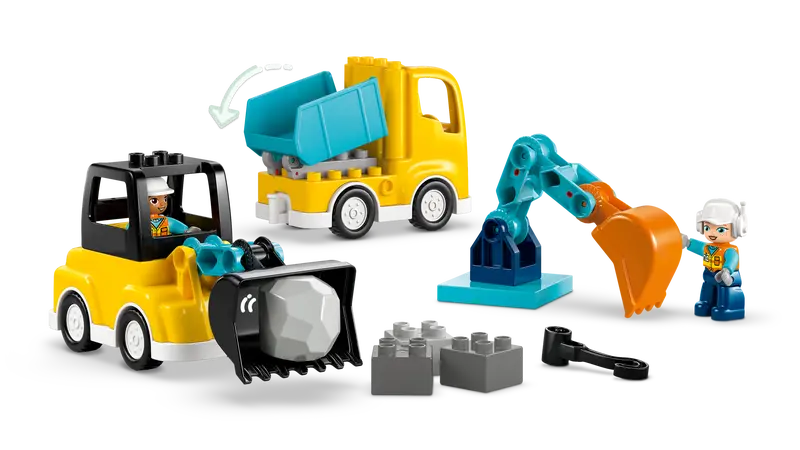 Lego Duplo 3 in 1 Construction Vehicles 10475