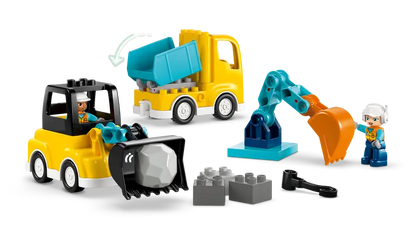 Lego Duplo 3 in 1 Construction Vehicles 10475