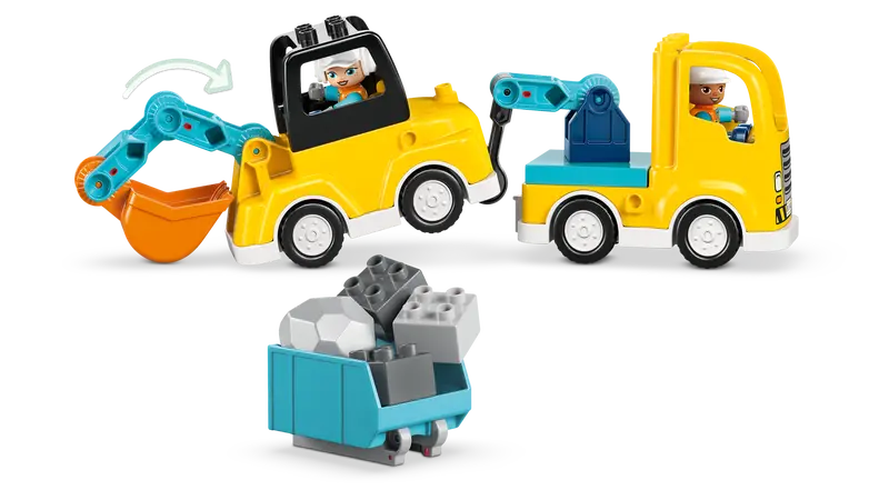 Lego Duplo 3 in 1 Construction Vehicles 10475