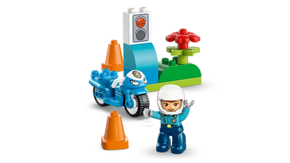 Lego Duplo Blue Police Motorcycle 10471