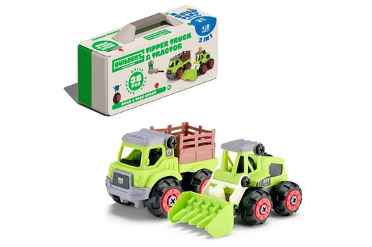 Builderz Farm Tipper Truck & Tractor (2 in 1)