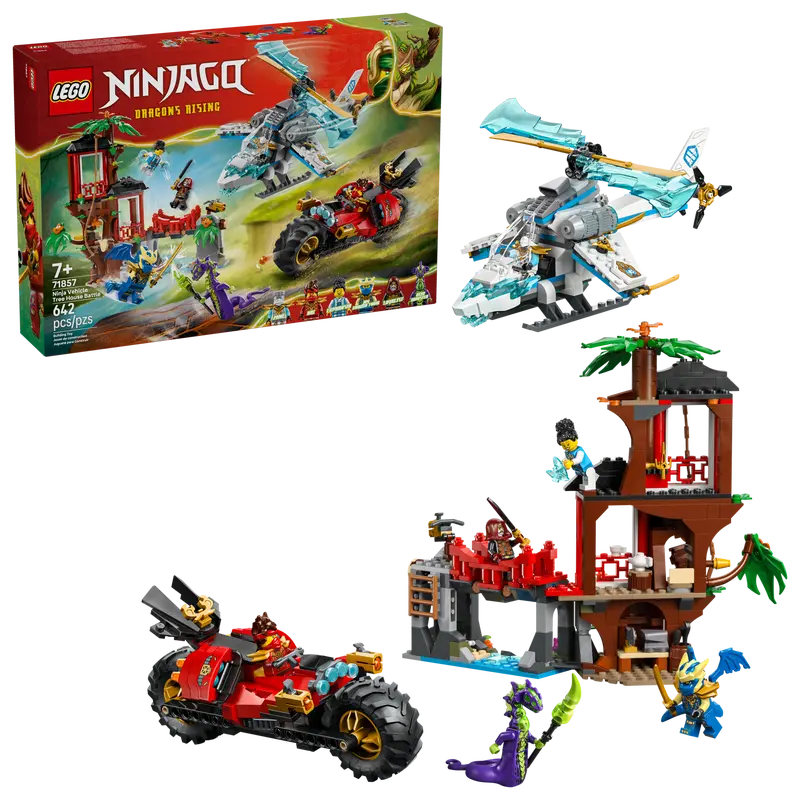 Lego Nin Ninja Vehicle Tree House Battle 71857