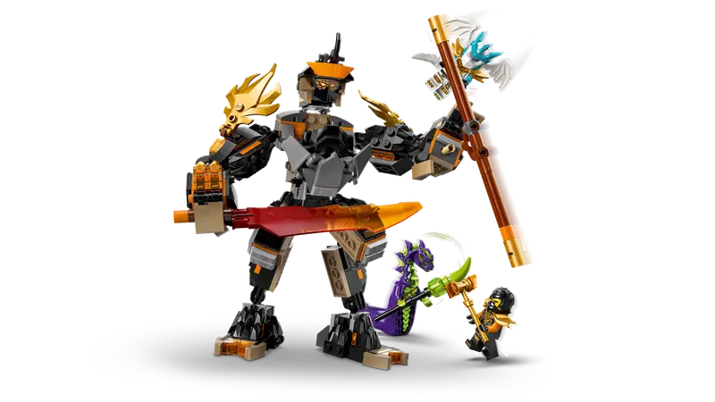 Lego Nin Cole's Mission Mech & Dragon Zane 71854
