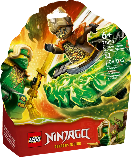 Lego Nin Lloyd vs Earth Monster Spinner 71850