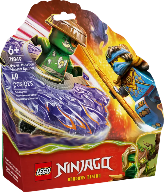 Lego Nin Nya vs Mutation Monster Spinner 71849