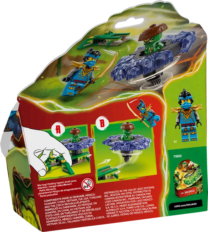 Lego Nin Nya vs Mutation Monster Spinner 71849