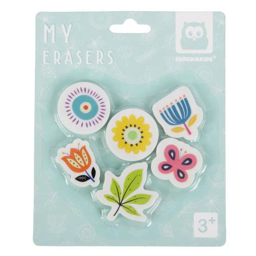 Eurekakids Eraser Set Flower (8471649681607)