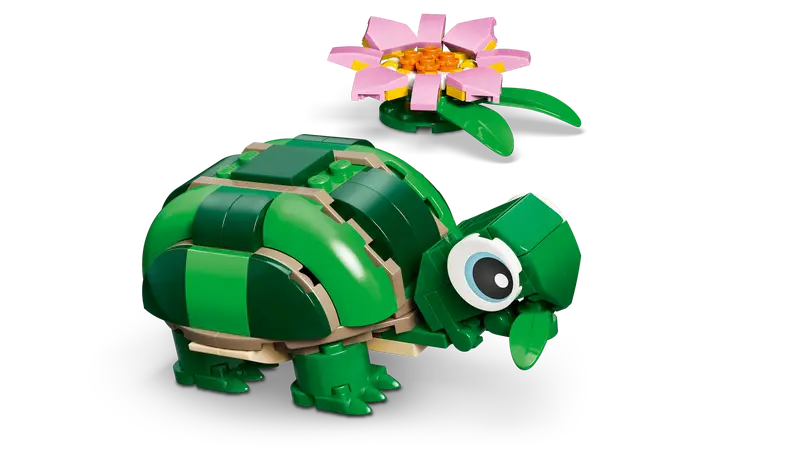 Lego Creator Turtle with Water Lily Flower 31377