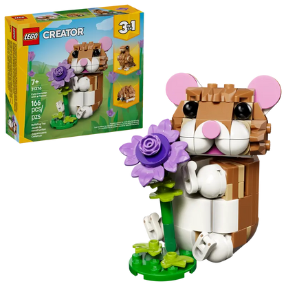 Lego Creator Cute Hamster with a Flower 31376