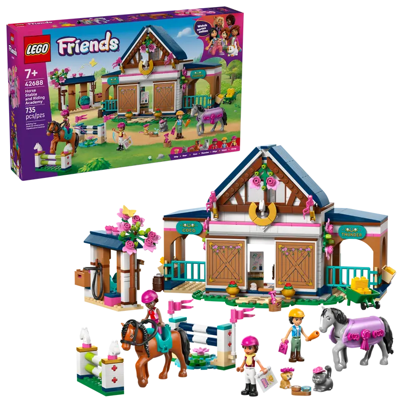 Lego Friends Horse Stable Academy 42688