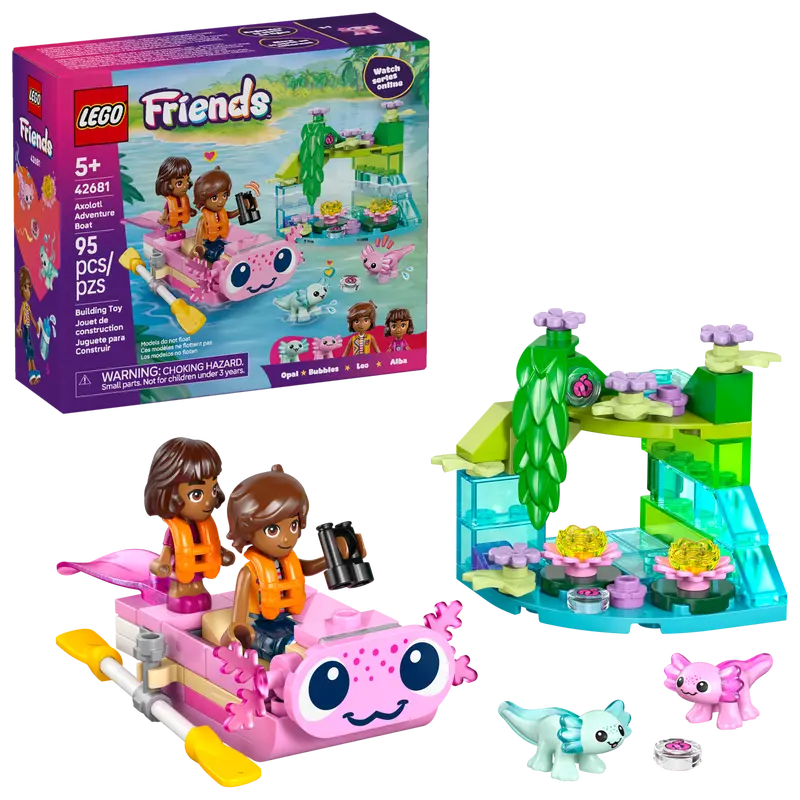 Lego Friends Axolotl Adventure Boat 42681
