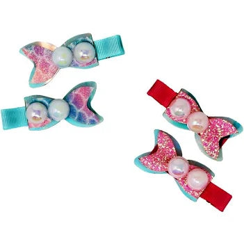 PP Pearl Mermaid Tail Hair Clips