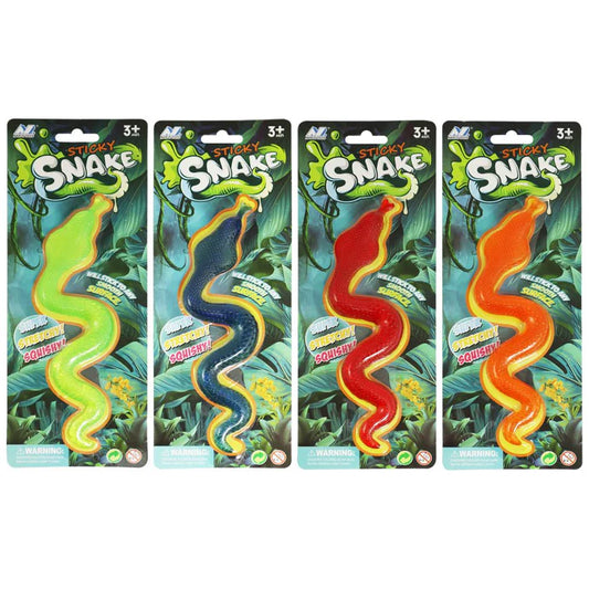Sticky Snake 25cm Assorted