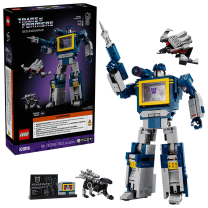 Lego Icon Transformers: Soundwave 10358 (8507350384839)