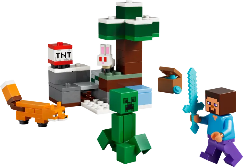 Lego Minecraft Steve's Taiga Adventure 21583