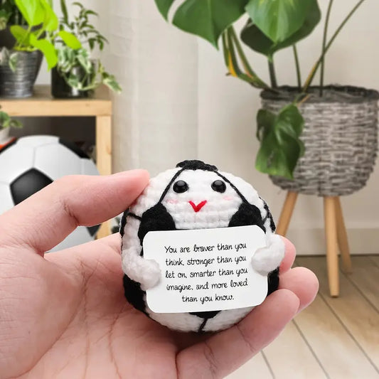 Crochet Emotional Support Soccer Ball (8470833004743)