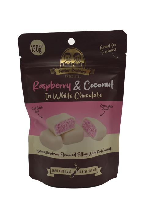White Chocolate Coconut Raspberry