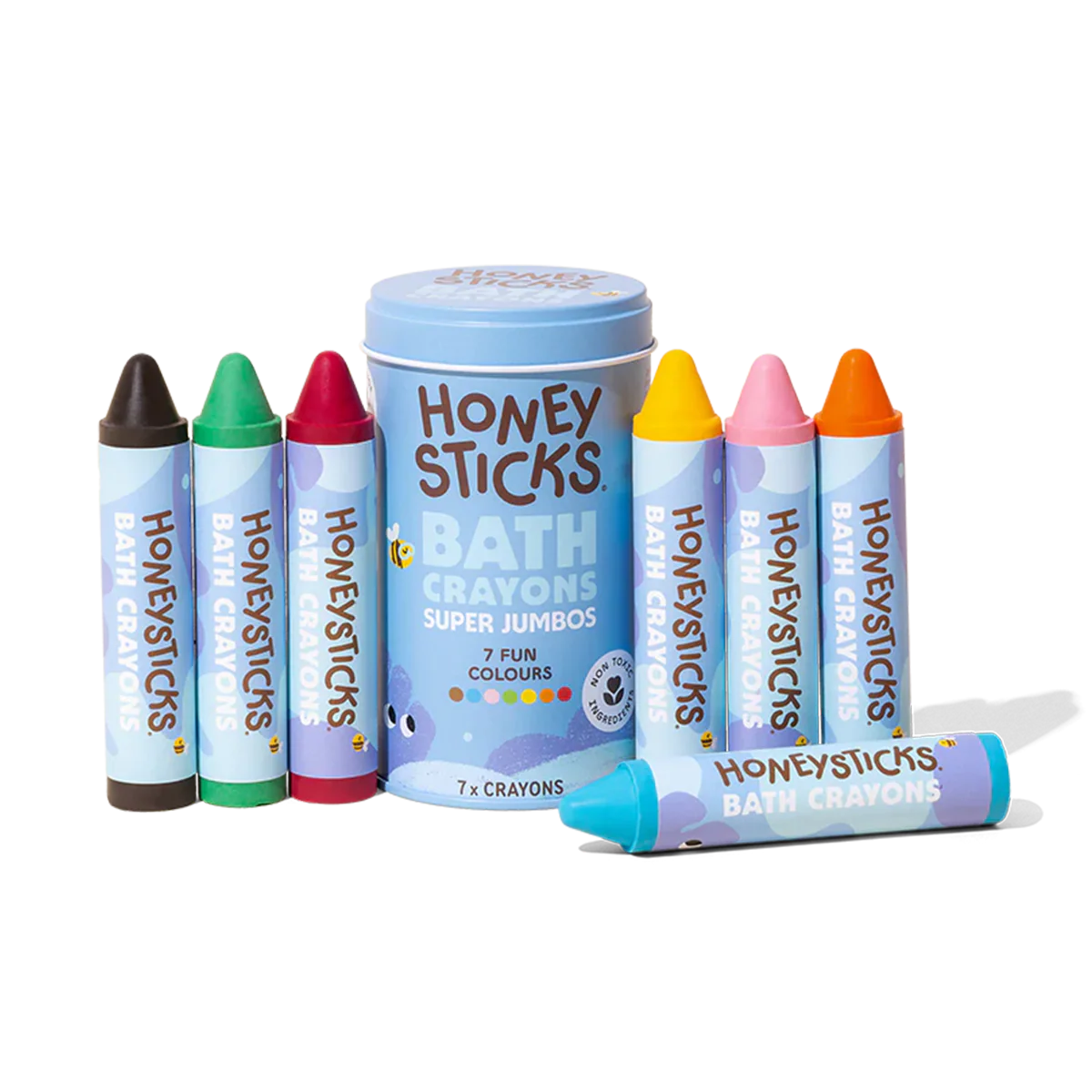 Honeysticks Bath Crayons Super Jumbo 7pk