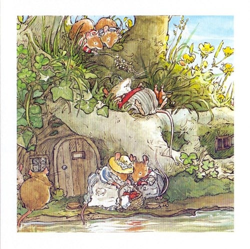 Cooling Off By The Stream Card (8386913108167)