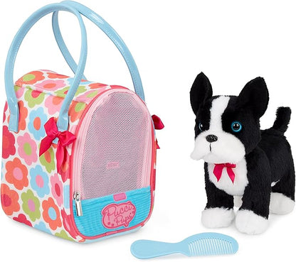 Pucci Pup Plush Pup & Flower Print Glam Bag (8493693305031)
