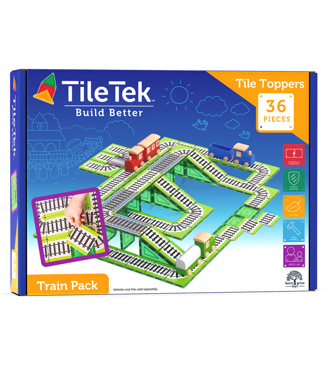 Tile Tek Tile Topper Train 36pc