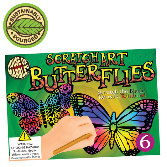 HM Scratch Art Butterflies (8234609344711)