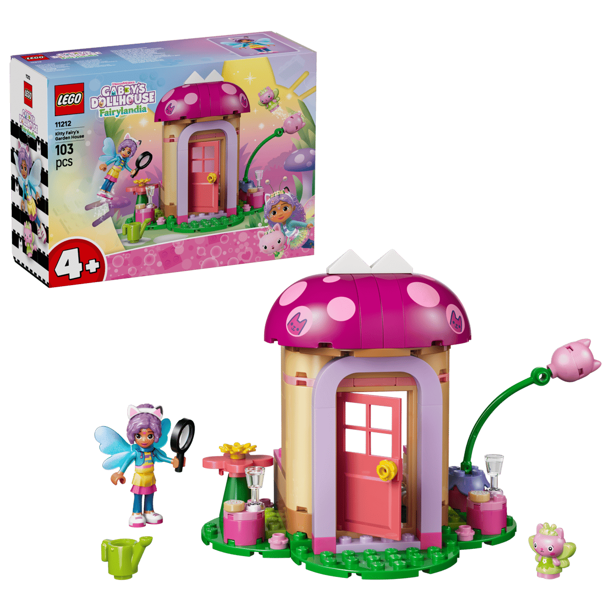 Lego Gabby Kitty Fairy's Garden House 11212