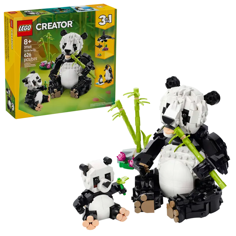 Lego Creator Wild Animals: Panda Family 31165 (8285783851207)