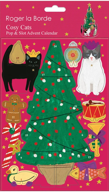 Cozy Cats - Christmas Advent Calendar Petite Pop & Slot