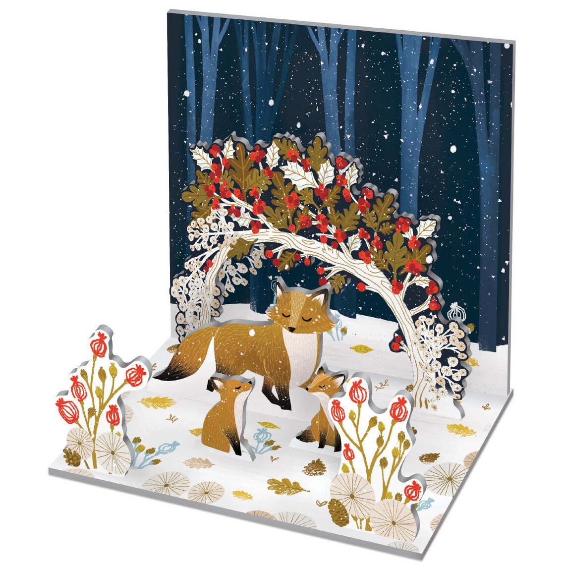 Paw Prints In The Snow - Christmas Pop N Slot