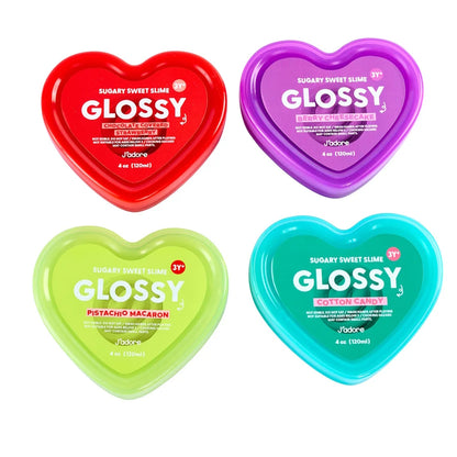 Jadore Glossy Heart Slime Cotton Candy