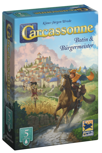 Carcassonne Expansion 5 - Messenger and Mayor (redesign)