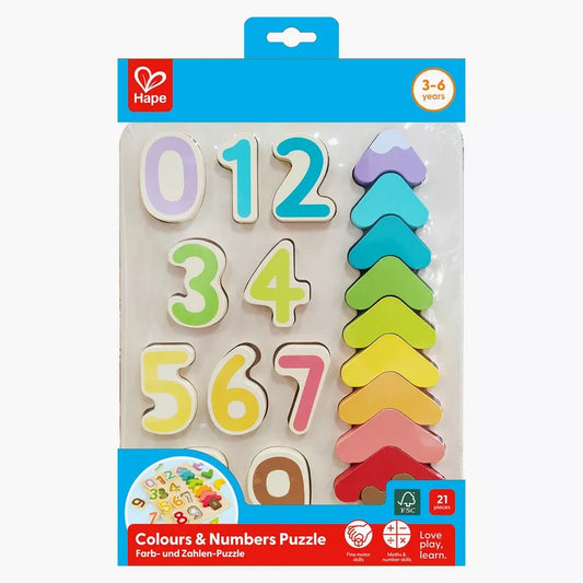 Hape Colours & Numbers 21pc