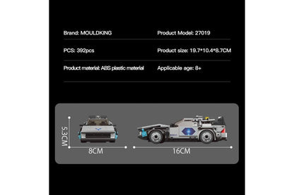 Mould King Delorean & Showcase