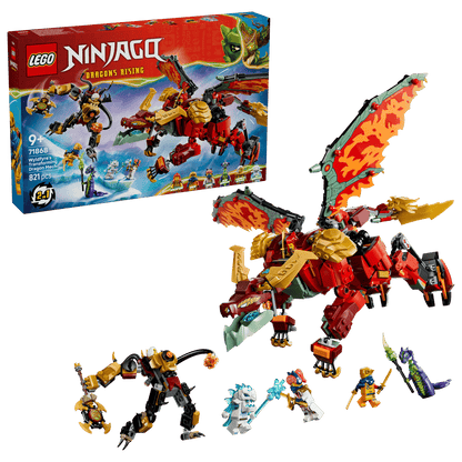 Lego Nin Wyldfyre's Transforming Dragon Mech 71868