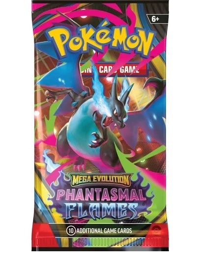 Pokemon TCG Mega Evolutions 2 Phantasmal Flames Booster
