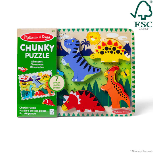 MD Dinosaurs Chunky Puzzle (New)