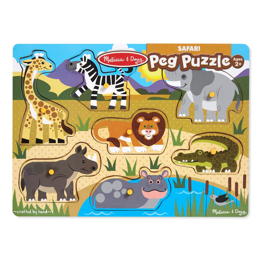 MD Safari Peg Puzzle (New)